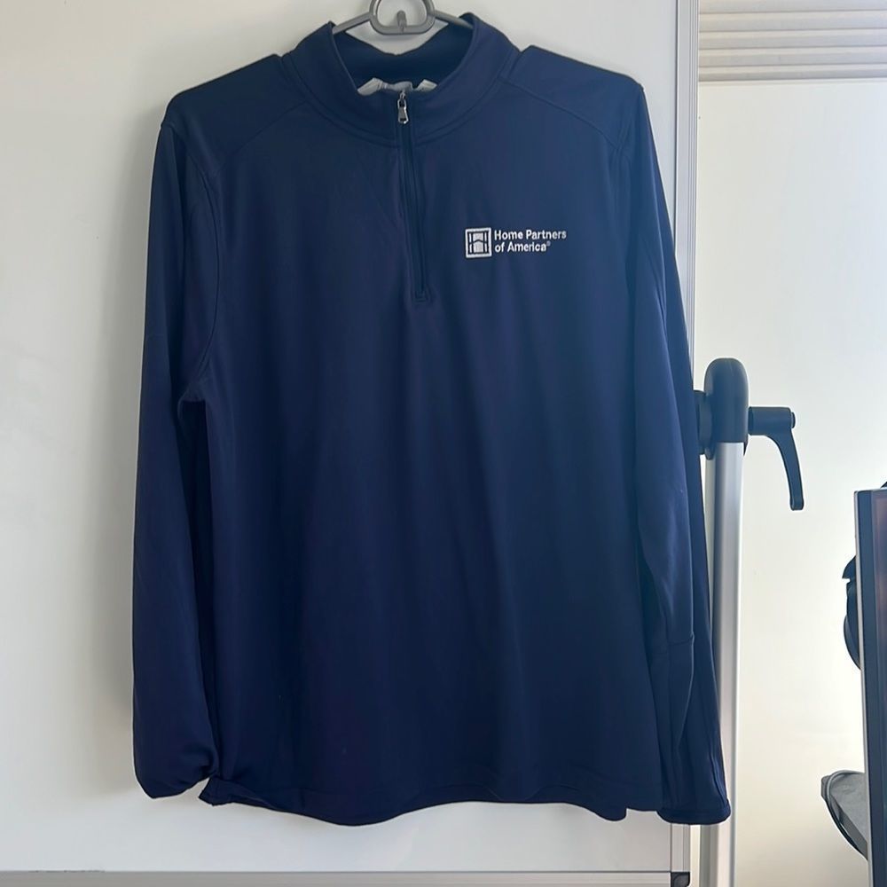 Under Armour blue mens medium quarter zip large - loose fit